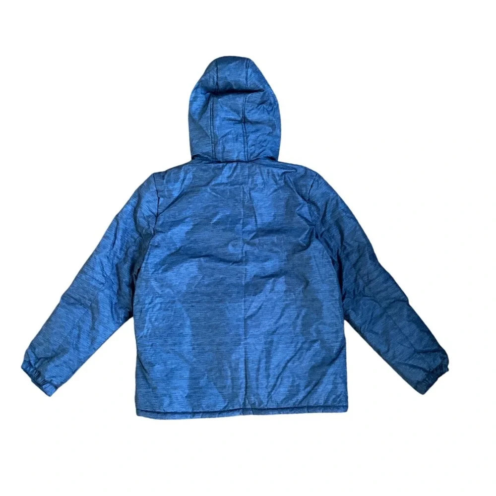 Xtrem‎ Outfitters Hooded Insulated Snow Jacket Blue Fleece Lined Youth Size 18